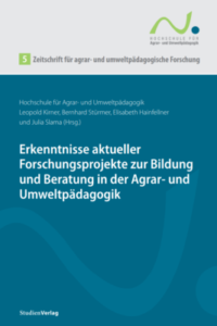 Titelblatt: Erkenntnisse aktueller Forschungsprojekte-zur-Bildung-und-Beratung in der Agrar- und Umweltpaedagogik